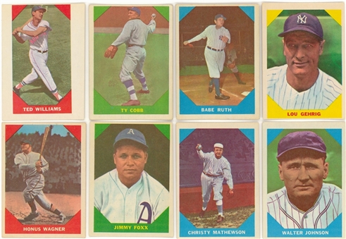 1960 Fleer "Baseball Greats" Complete Set (79)